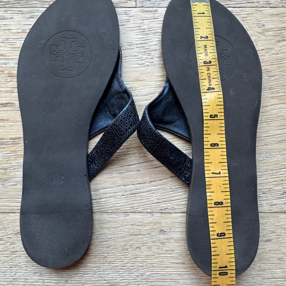 Tory Burch Cameran sandals Navy Sz 9 price firm - Picture 3 of 5